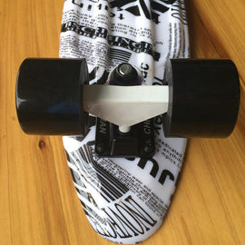 Newspaper Printed Skateboard