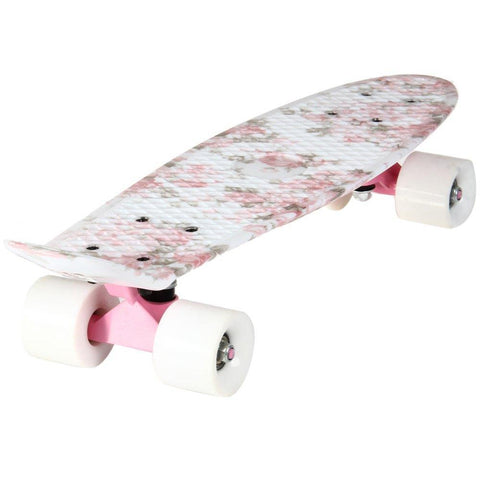 Floral Print Skateboard