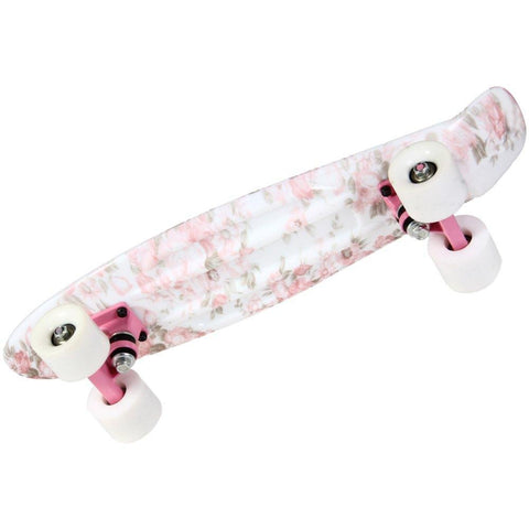 Floral Print Skateboard