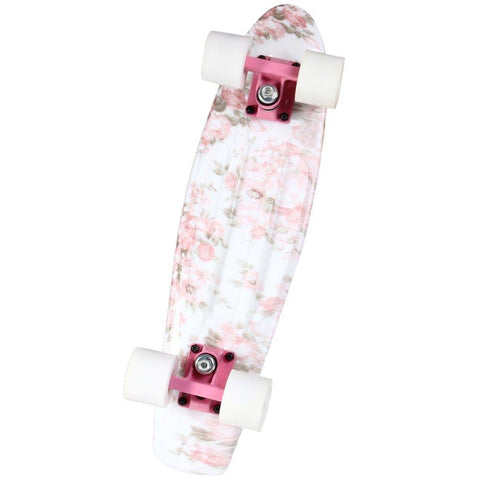 Floral Print Skateboard