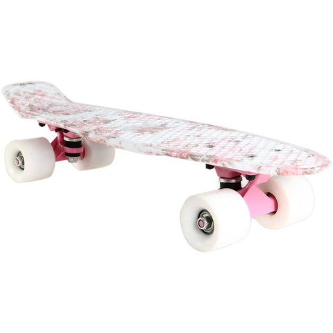 Floral Print Skateboard