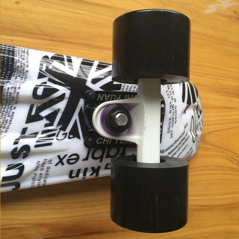 Newspaper Printed Skateboard