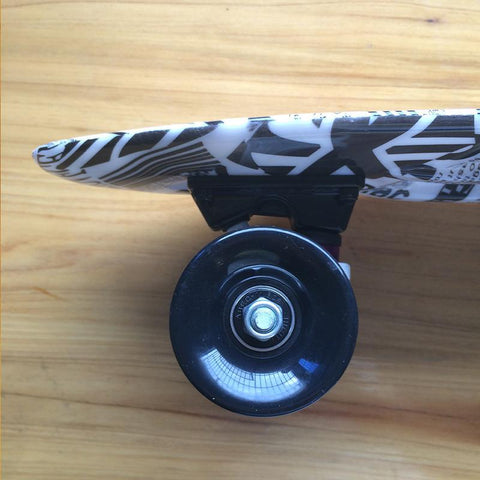Newspaper Printed Skateboard